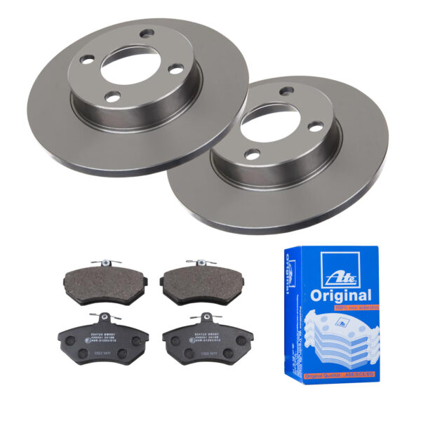 ATE Bremsesæt, skivebremser 142022641 foraksel fuld 256mm 13mm for VAG