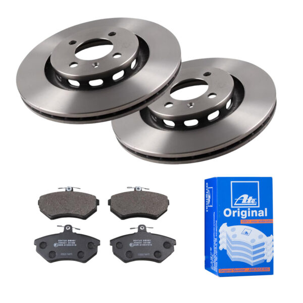 ATE Bremsesæt, skivebremser 142022643 foraksel ventileret 280mm 22mm for VAG SEAT