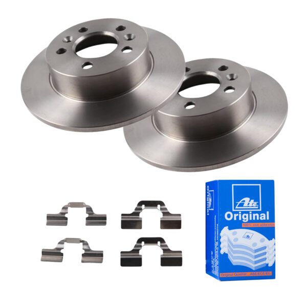 ATE Bremsesæt, skivebremser 142022650 bagaksel fuld 265mm 10mm for RENAULT