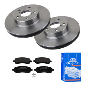 ATE Bremsesæt, skivebremser 142022664 foraksel ventileret 260mm 24mm for SUBARU