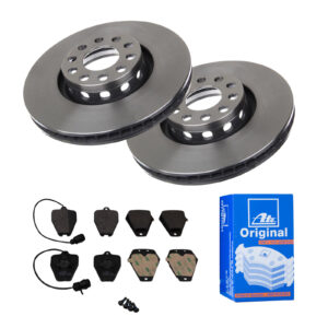 ATE Bremsesæt, skivebremser 142022691 foraksel ventileret 314mm 30mm for VAG