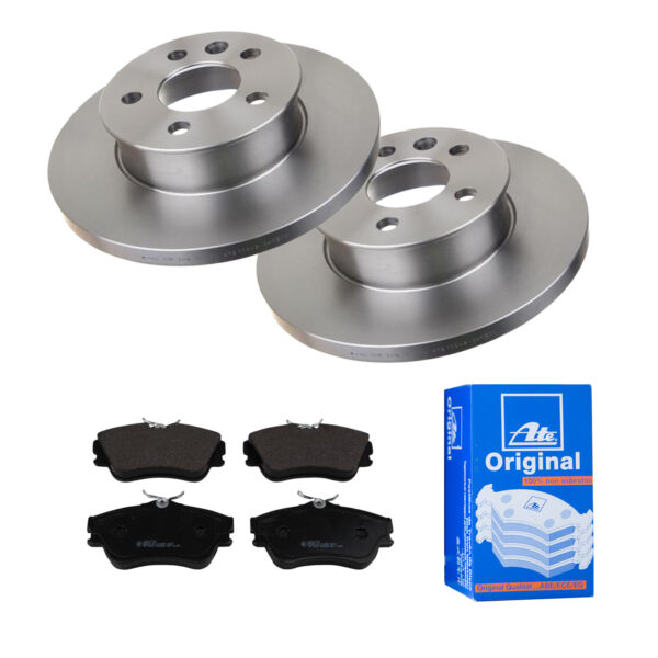 ATE Bremsesæt, skivebremser 142022692 foraksel fuld 282mm 18mm for VAG