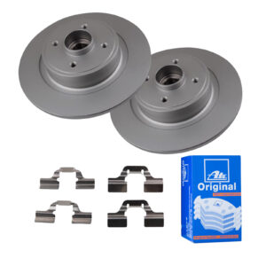 ATE Bremsesæt, skivebremser 142022699 bagaksel fuld 274mm 10mm for RENAULT