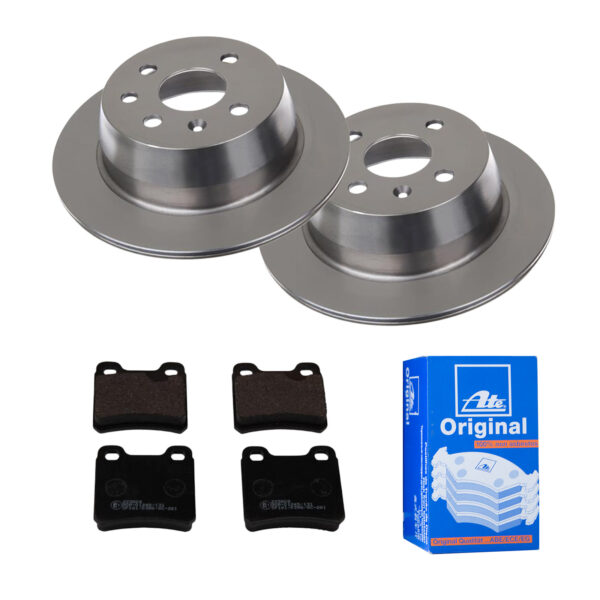 ATE Bremsesæt, skivebremser 142022703 bagaksel fuld 260mm 10mm for VAUXHALL OPEL SAAB