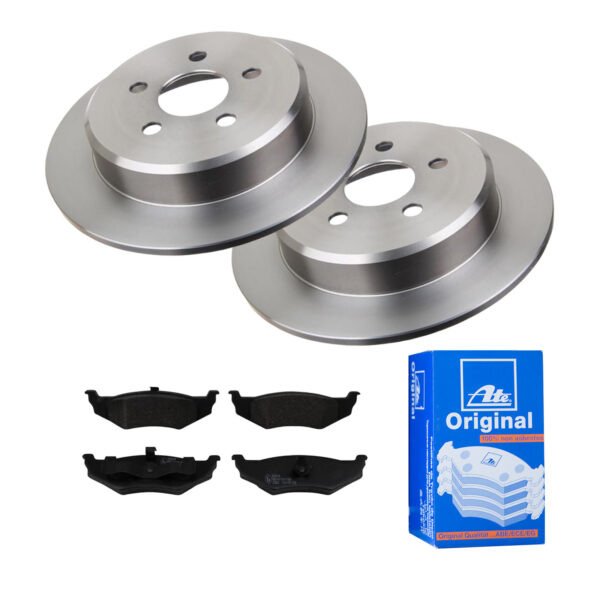 ATE Bremsesæt, skivebremser 142022710 bagaksel fuld 270mm 9mm for CHRYSLER