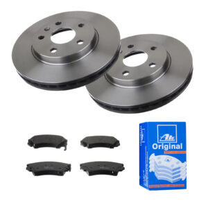 ATE Bremsesæt, skivebremser 142022757 foraksel ventileret 296mm 30mm for VAUXHALL OPEL SAAB