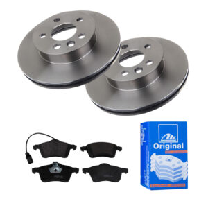 ATE Bremsesæt, skivebremser 142022769 foraksel ventileret 280mm 24mm for VAG