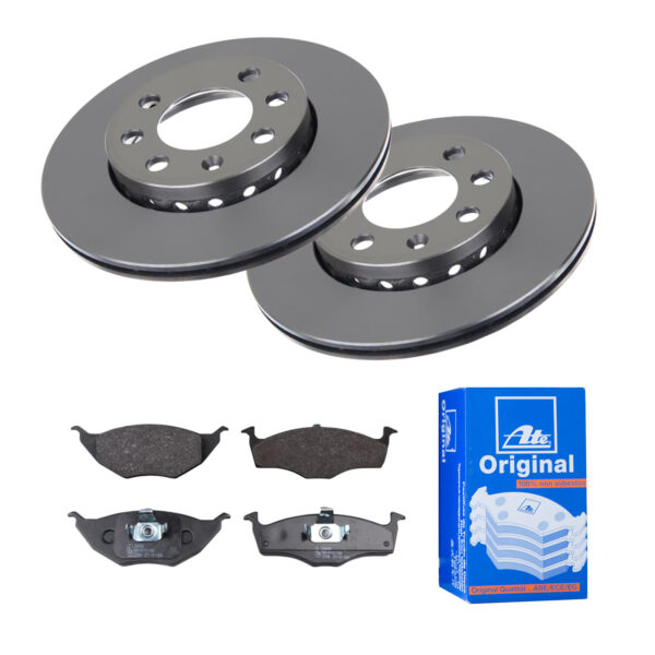 ATE Bremsesæt, skivebremser 142022772 foraksel ventileret 239mm 15mm for VAG