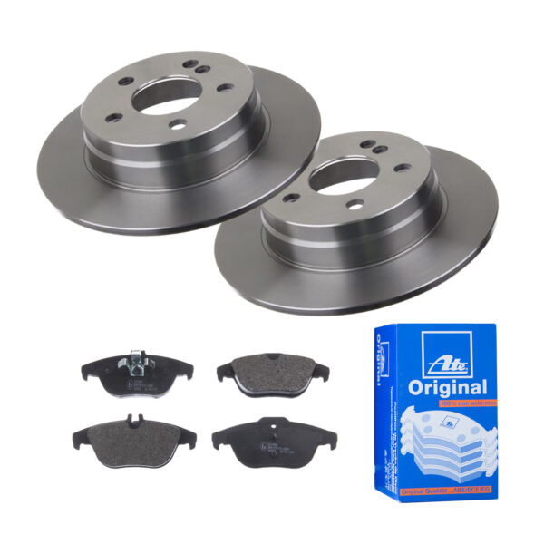 ATE Bremsesæt, skivebremser 142022776 bagaksel fuld 278mm 9mm for MERCEDES-BENZ