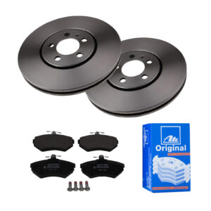 ATE Bremsesæt, skivebremser 142022795 foraksel ventileret 288mm 25mm for VAG SEAT