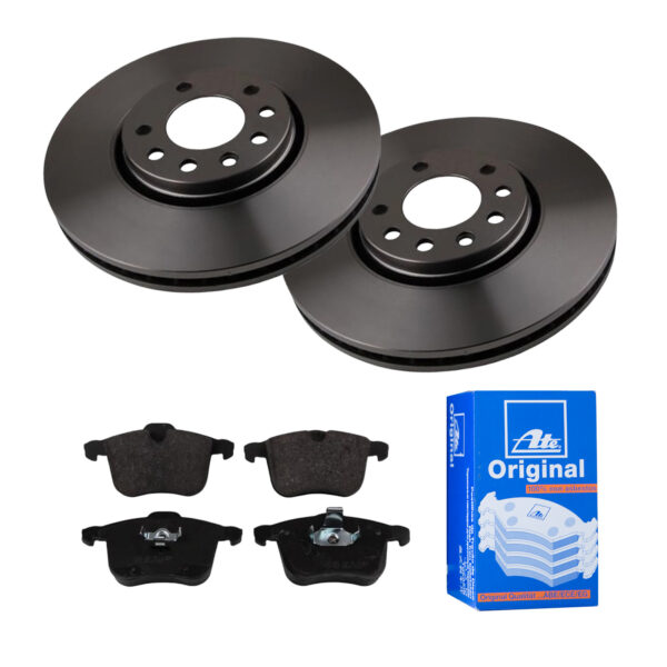 ATE Bremsesæt, skivebremser 142022807 foraksel ventileret 302mm 28mm for VAUXHALL OPEL SAAB