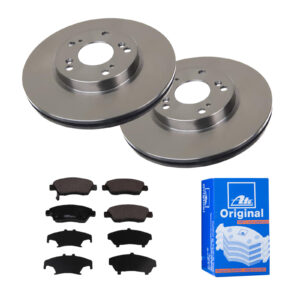 ATE Bremsesæt, skivebremser 142022844 foraksel ventileret 282mm 23mm for HONDA