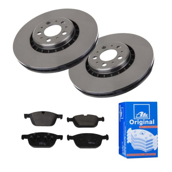 ATE Bremsesæt, skivebremser 142022850 foraksel ventileret 336mm 30mm for VOLVO