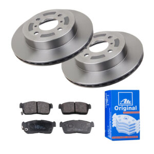 ATE Bremsesæt, skivebremser 142022874 foraksel ventileret 257mm 17mm for SUZUKI NISSAN SUBARU DAIHATSU