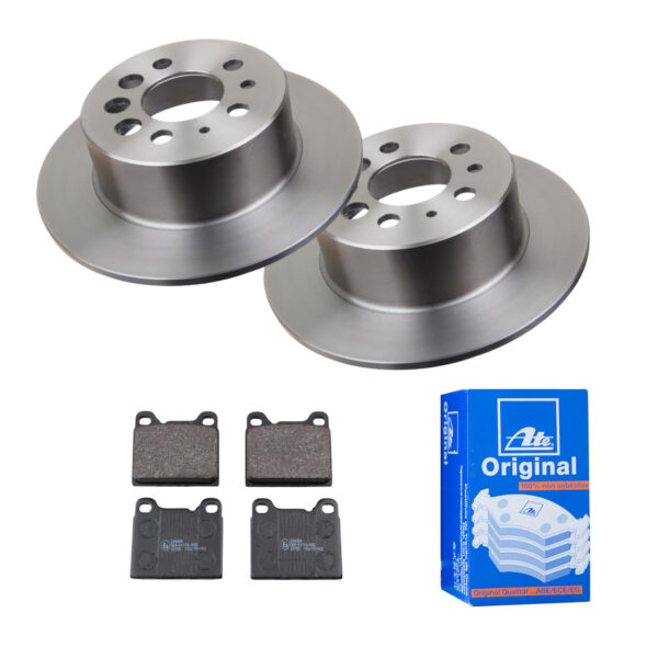 ATE Bremsesæt, skivebremser 142022877 bagaksel fuld 281mm 9mm for VOLVO