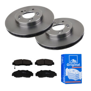 ATE Bremsesæt, skivebremser 142022899 foraksel ventileret 282mm 23mm for HONDA