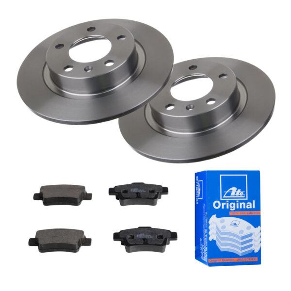 ATE Bremsesæt, skivebremser 142022900 bagaksel fuld 264mm 10mm for OPEL VAUXHALL