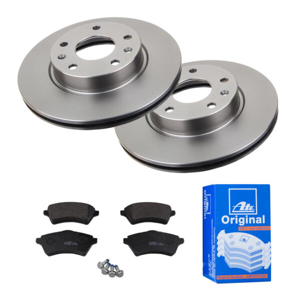 ATE Bremsesæt, skivebremser 142022906 foraksel ventileret 277mm 21mm for LAND ROVER