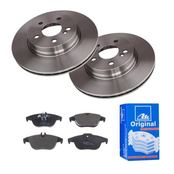 ATE Bremsesæt, skivebremser 142022911 bagaksel ventileret 300mm 22mm for MERCEDES-BENZ