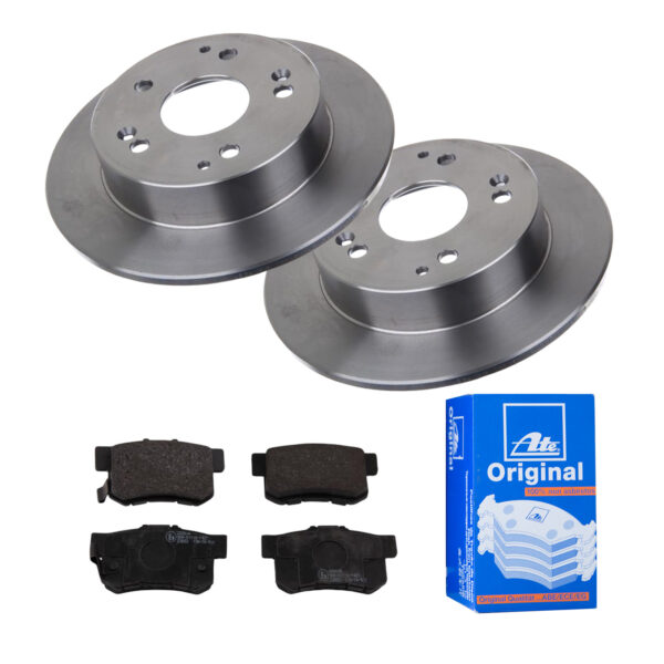 ATE Bremsesæt, skivebremser 142022914 bagaksel fuld 260mm 10mm for FIAT HONDA MG SUZUKI ROVER