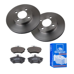 ATE Bremsesæt, skivebremser 142022950 foraksel ventileret 256mm 22mm for VAG