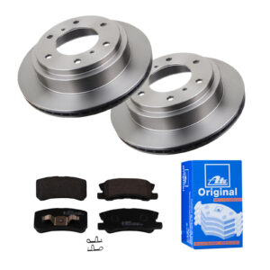 ATE Bremsesæt, skivebremser 142022965 bagaksel ventileret 300mm 22mm for PEUGEOT CITROËN JEEP MITSUBISHI CHRYSLER