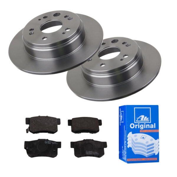 ATE Bremsesæt, skivebremser 142022970 bagaksel fuld 282mm 9mm for HONDA