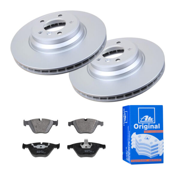 ATE Bremsesæt, skivebremser 142022976 foraksel ventileret 348mm 30mm for BMW
