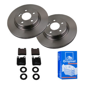 ATE Bremsesæt, skivebremser 142022980 bagaksel ventileret 300mm 22mm for MERCEDES-BENZ CHRYSLER