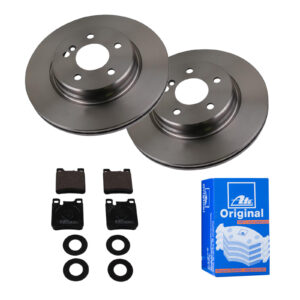 ATE Bremsesæt, skivebremser 142022985 bagaksel ventileret 300mm 22mm for MERCEDES-BENZ CHRYSLER