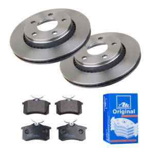 ATE Bremsesæt, skivebremser 142022989 bagaksel ventileret 269mm 19mm for PEUGEOT CITROËN SKODA VAG SEAT