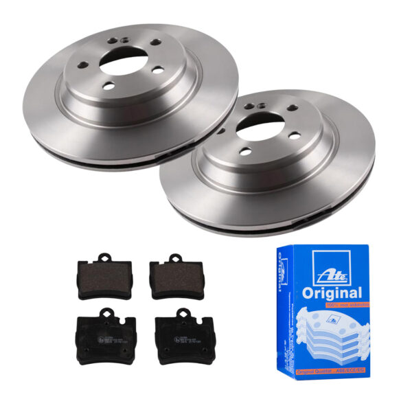 ATE Bremsesæt, skivebremser 142023020 bagaksel ventileret 300mm 22mm for MERCEDES-BENZ