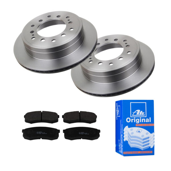 ATE Bremsesæt, skivebremser 142023051 bagaksel ventileret 312mm 18mm for TOYOTA LEXUS MITSUBISHI