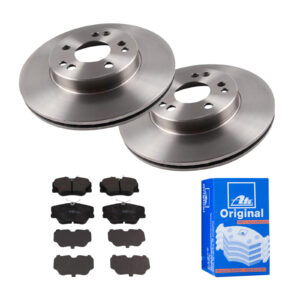 ATE Bremsesæt, skivebremser 142023055 foraksel ventileret 295mm 22mm for MERCEDES-BENZ