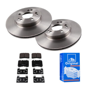 ATE Bremsesæt, skivebremser 142023056 foraksel ventileret 295mm 22mm for MERCEDES-BENZ