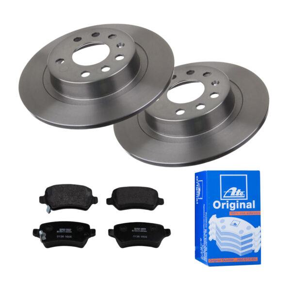 ATE Bremsesæt, skivebremser 142023062 bagaksel fuld 278mm 10mm for OPEL VAUXHALL CHEVROLET KIA