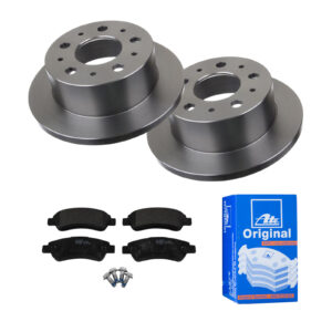 ATE Bremsesæt, skivebremser 142023109 bagaksel fuld 280mm 16mm for PEUGEOT CITROËN FIAT