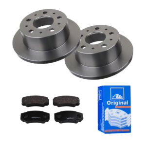 ATE Bremsesæt, skivebremser 142023111 bagaksel fuld 280mm 16mm for PEUGEOT CITROËN FIAT