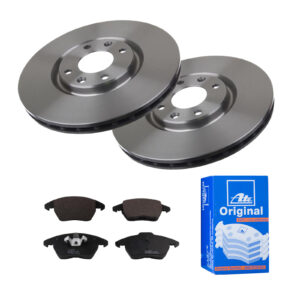 ATE Bremsesæt, skivebremser 142023122 foraksel indvendig ventileret 302mm 26mm for PEUGEOT CITROËN