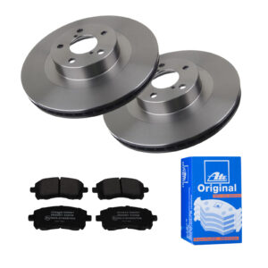 ATE Bremsesæt, skivebremser 142023126 foraksel ventileret 293mm 24mm for SUBARU