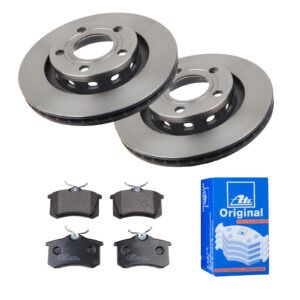 ATE Bremsesæt, skivebremser 142023202 bagaksel ventileret 269mm 21mm for PEUGEOT CITROËN VAG SKODA SEAT