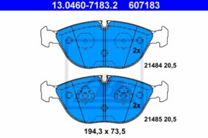 ATE Bremsesæt, skivebremser 142023208 foraksel ventileret 330mm 32mm for MERCEDES-BENZ BMW ROLLS-ROYCE CHRYSLER VAG