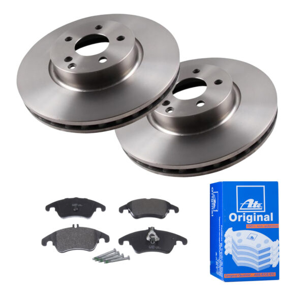 ATE Bremsesæt, skivebremser 142023230 foraksel ventileret 322mm 32mm for MERCEDES-BENZ