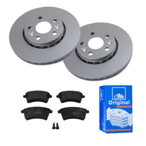 ATE Bremsesæt, skivebremser 142023234 foraksel ventileret 280mm 24mm for MERCEDES-BENZ RENAULT
