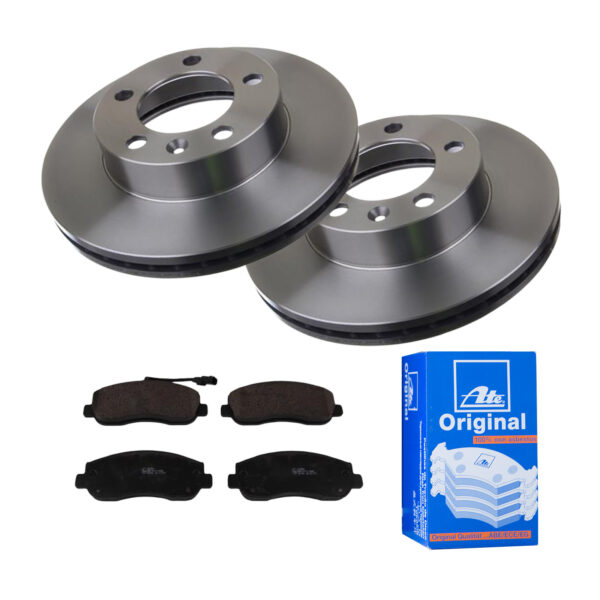 ATE Bremsesæt, skivebremser 142023239 foraksel ventileret 302mm 28mm for OPEL VAUXHALL RENAULT NISSAN