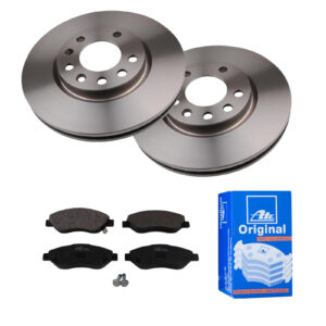 ATE Bremsesæt, skivebremser 142023329 foraksel ventileret 278mm 26mm for VAUXHALL OPEL