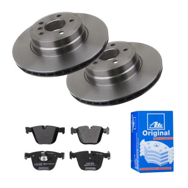 ATE Bremsesæt, skivebremser 142023332 bagaksel ventileret 345mm 24mm for BMW