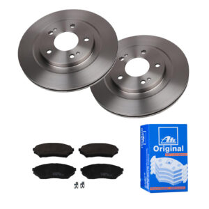 ATE Bremsesæt, skivebremser 142023336 foraksel ventileret 285mm 22mm for MITSUBISHI