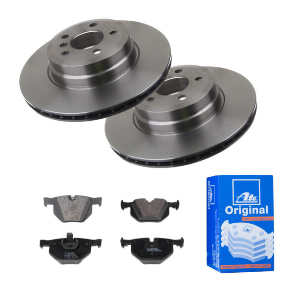 ATE Bremsesæt, skivebremser 142023369 bagaksel ventileret 345mm 24mm for BMW