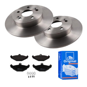 ATE Bremsesæt, skivebremser 142041937 bagaksel fuld 265mm 10mm for RENAULT